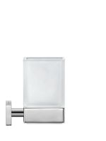 Vorschau: Duravit Karree Zahnputzbecher wandhängend, chrom