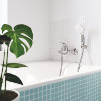 Vorschau: Grohe Essence Rechteck-Badewanne 180x80cm aus Stahl, weiß