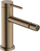 Vorschau: Hansgrohe Tecturis S Einhebel-Bidetmischer mit Zugstangen-Ablaufgarnitur, brushed bronze, 73201140