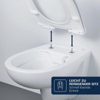 Vorschau: Grohe Bau Keramik WC-Sitz Slim mit QuickRelease