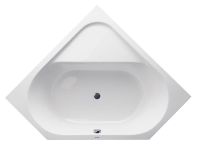 Duravit D-Code Einbau-Badewanne fünfeckig 140x140cm, weiß