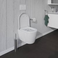 Vorschau: Duravit ME by Starck Wand-WC Tiefspüler, rimless, Compact, 37x48cm, weiß