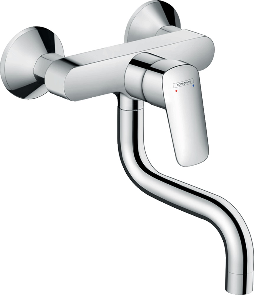 Hansgrohe Logis M31 Einhebel-Küchenmischer für wandmontierte