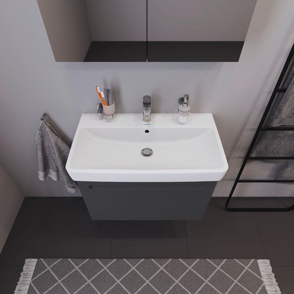 Duravit No.1 Waschtischunterschrank 74cm mit 1 Auszug, zu Waschtisch Duravit No.1 237580