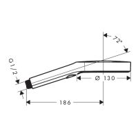 Vorschau: AXOR ShowerSolutions Handbrause 130 3jet EcoSmart+