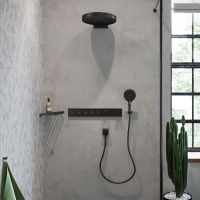 Hansgrohe RainSelect/Rainfinity Duschsystem Unterputz, schwarz matt