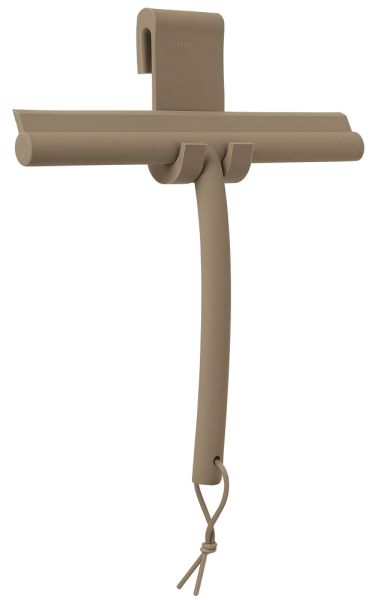 blomus VIPO Duschwischer mit Halter, tan 66349