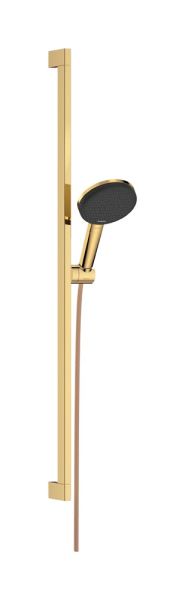 hansgrohe Raindance Alive Select S Duschset 125 Stange 90cm polished gold optic 24601990