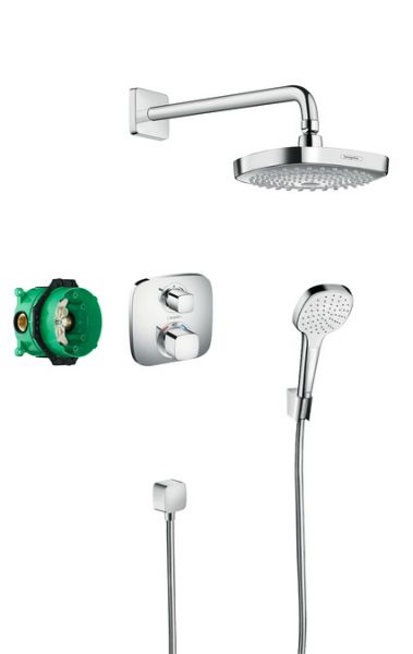 Hansgrohe Design ShowerSet Croma Select E/ Ecostat E, chrom