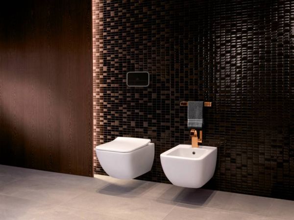 Villeroy&Boch Venticello Wand-Tiefspül-WC mit DirectFlush, inkl. WC-Sitz SlimSeat, Combi-Pack, weiß