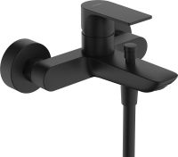 Hansgrohe Rebris E Einhebel-Wannenarmatur Aufputz, schwarz matt 72450670