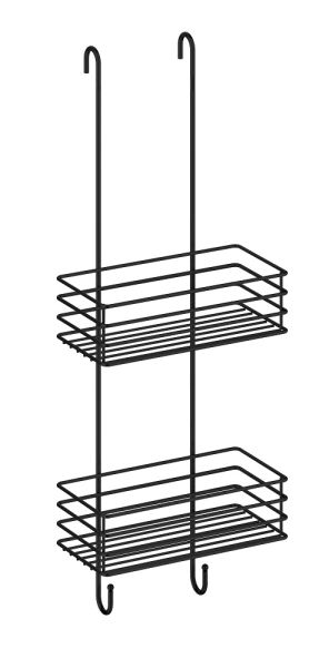 Smedbo Duschkorb doppelt, schwarz BB1210