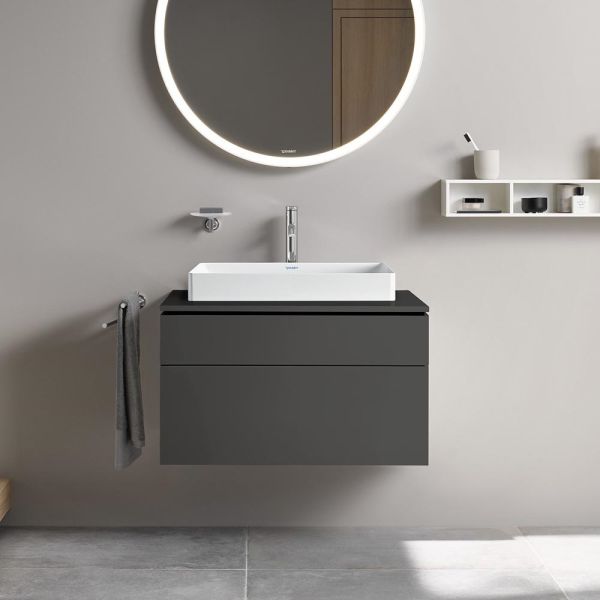 Duravit DuraSquare L-Cube Set Aufsatzwaschtisch mit Unterschrank 82cm