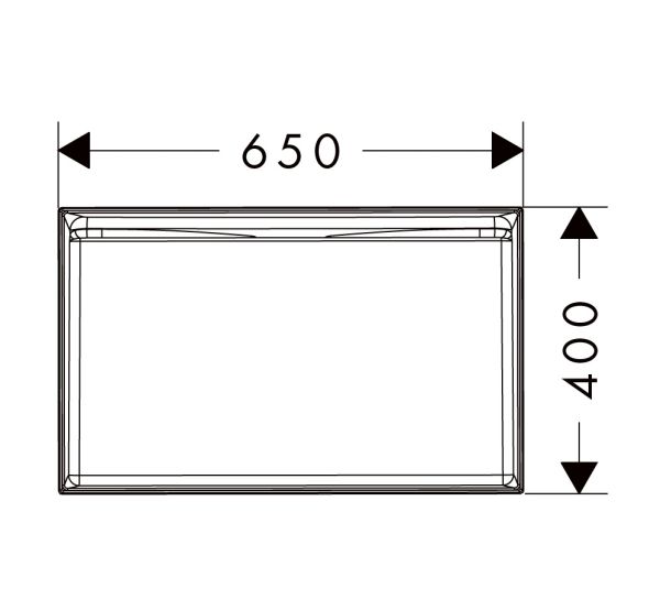 hansgrohe Xuniva Evo E Aufsatzwaschtisch 65x40cm mit Ablaufventil