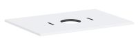 hansgrohe Xilesa E Konsole 78x55cm für Aufsatzwaschtisch ohne Hahnloch weiß matt 54275700 
