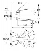 Vorschau: Grohe Euroeco Special Einhand-Waschtischbatterie, chrom