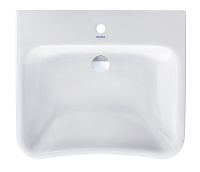 Vorschau: Duravit DuraStyle Waschtisch 65x57cm, mit 1 Hahnloch, ohne Überlauf, WonderGliss, weiß 23306500001