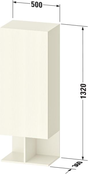 Duravit Balcoon Hochschrank 132x50cm