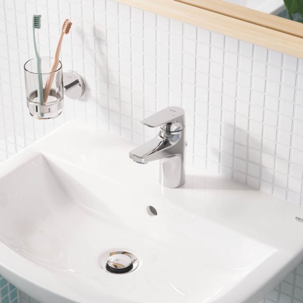Grohe Start Flow Einhand-Waschtischbatterie S-Size mit Ablaufgarnitur, chrom