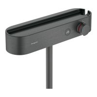 hansgrohe ShowerTablet Select 400 Brausethermostat, Aufputz, brushed black chrome 24360340