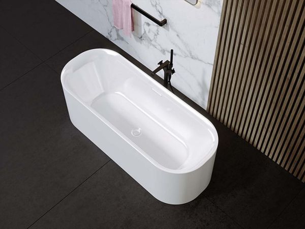 RIHO Devotion Free oval Badewanne freistehende, 180x71cm, weiß_1