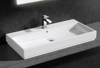 Vorschau: Grohe Cube Keramik Aufsatzwaschtisch 100x49cm, weiß PureGuard