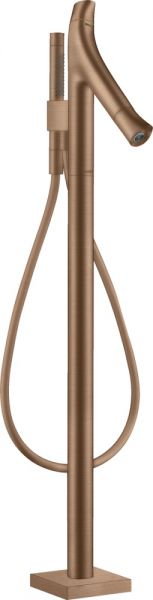Axor Starck Organic Wannenthermostat bodenstehend brushed red gold 12016310