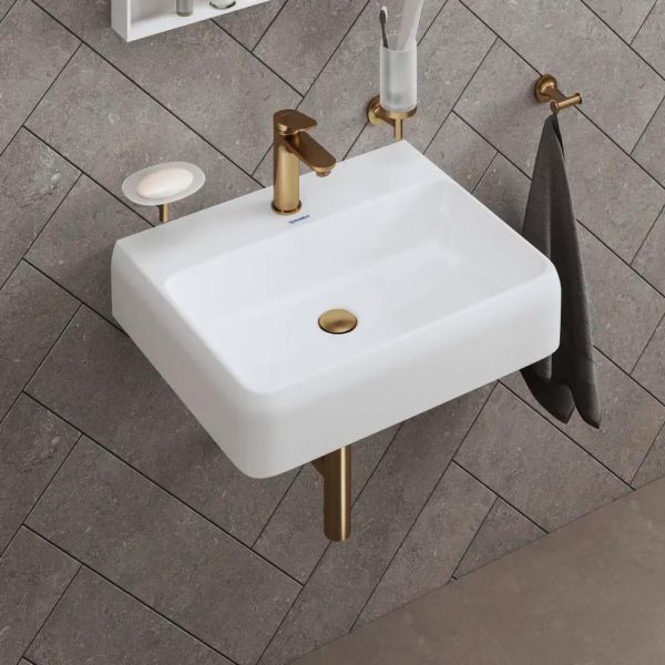 Duravit Push-open Ventil, bronze gebürstet