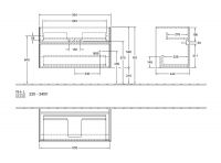 Vorschau: Villeroy&Boch Collaro Waschtischunterschrank mit 2 Auszüge, 95,4cm C01100