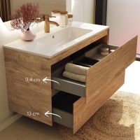 Vorschau: Riho Spring-UP Rise Waschtisch mit Unterschrank 60x46cm