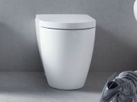 Duravit ME by Starck Stand-WC back to wall, Tiefspüler, Abgang waagrecht, weiß