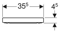 Vorschau: Geberit iCon WC-Sitz mit Absenkautomatik, Quick Release, weiß