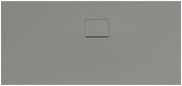 Villeroy&Boch Squaro Infinity Quaryl®-Duschwanne, Eckeinbau rechts gegen Wand, 150x70cm, grey, UDQ1570SQI2RV-3S