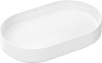 Vorschau: hansgrohe Xuniva Evo U Aufsatzwaschtisch oval 64x40cm mit Ablaufventil, SmartClean & HygieneEffect, weiß 63009450