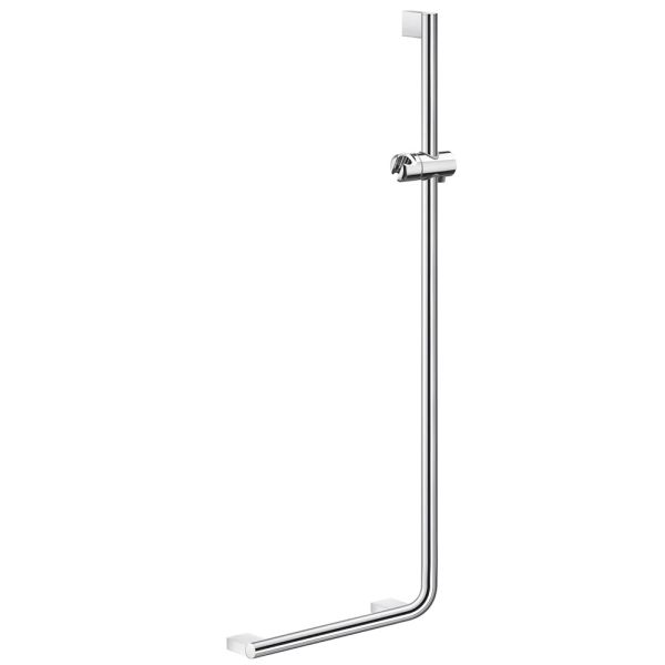 Smedbo Living L-förmiger Haltegriff rechts 123x53cm, chrom FK816