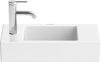 Vorschau: Duravit Vero Air Handwaschbecken 50x25cm, mit 1 Hahnloch links, ohne Überlauf, WonderGliss, weiß 07245000091