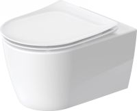 Vorschau: Duravit Soleil by Starck Wand-WC HygieneFlush Set inkl. WC-Sitz mit Absenkautomatik 54x37cm, rimless, HygieneGlaze, weiß 45910920A1