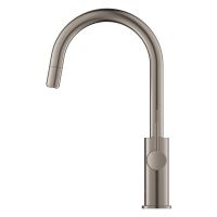 Vorschau: Grohe Blue 2.0 5-in-1-Armatur, C-Auslauf, ausziehbar, hard graphite gebürstet
