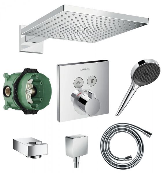 Hansgrohe ShowerSelect Raindance Duschsystem Unterputz, chrom