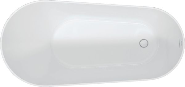 Duravit DuraFaro freistehende ovale Badewanne 170x75cm 700567, weiß