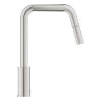 Vorschau: Grohe QuickFix Start Küchenarmatur mit Ausziehbrause, supersteel