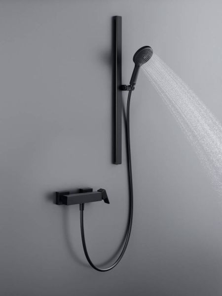 Duravit Brausestange 80cm, schwarz matt