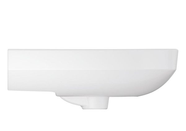 Grohe Euro Keramik Waschtisch 55cm mit Überlauf, ohne Hahnloch, weiß