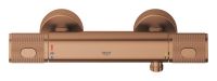 Vorschau: Grohe Precision Feel Thermostat-Brausebatterie mit ProGrip Rändelstruktur, warm sunset gebürstet