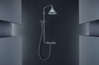 Vorschau: Axor Showers/Front Showerpipe mit Thermostat und Kopfbrause 240 2jet