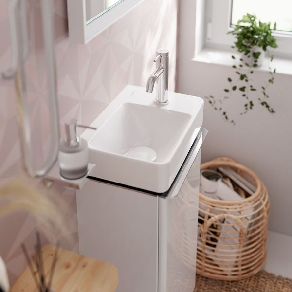 Hansgrohe Xelu Q Waschtischunterschrank 34cm für Handwaschbecken 61084450, Türanschlag rechts
