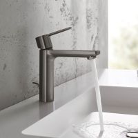 Grohe Lineare Einhand-Waschtischbatterie, S-Size, hard graphite gebürstet 32114AL1