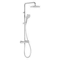 Vorschau: Kludi Freshline Thermostat Dual Shower System für Wandmontage, chrom 6709205-00