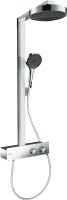 Vorschau: Hansgrohe Rainfinity Showerpipe 250 1jet mit ShowerTablet 350 chrom 28742000