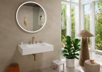 Vorschau: Hansgrohe Tecturis S 3-Loch Einhebel-Wannenrandmischer mit sBox, brushed bronze